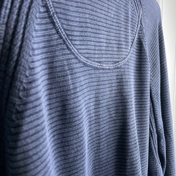 Tommy Bahama Relax Blue Knit 1/4 Zip Pullover Sweater Cotton Men's Large - Picture 6 of 12